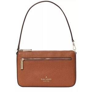 Kate Spade New York Leila Convertible Wristlet Warm Gingerbread K6088 $159 NWT